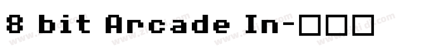 8 bit Arcade In字体转换